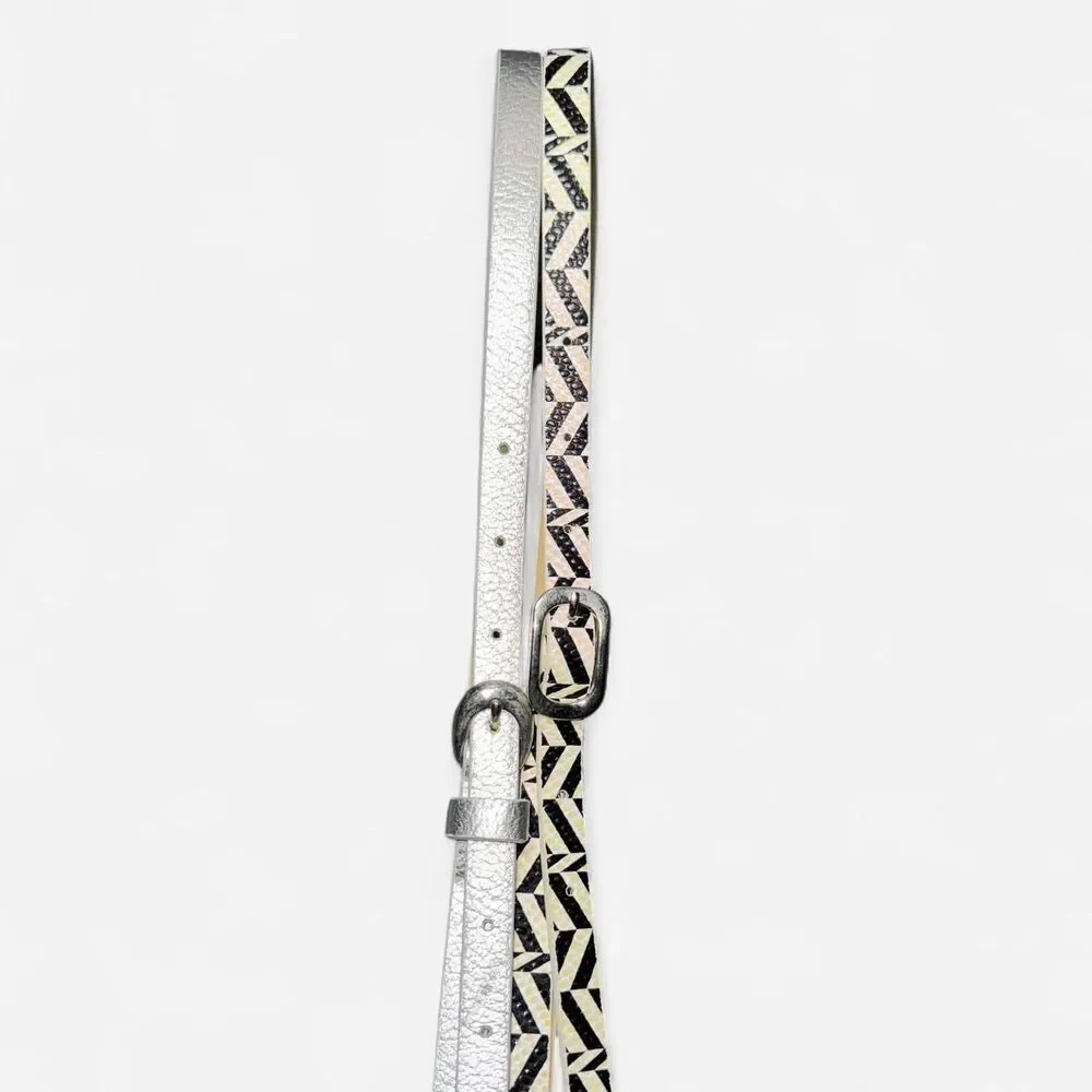 2-Pack of Skinny Fashion Belts from Madden Girl